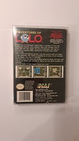 Adventures of Lolo Nintendo NES Complete in Box Manual Book Test 100% Protector 