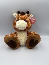 Aurora Taddle Toes Safari Giraffe 9" Plush Stuffed Animal Toy Big Feet Soft NWT