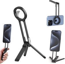 Carabiner Phone Tripod Magnetic Holder Strong Grip Portable Hands Free Mount