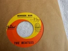 POP/ROCK THE BEATLES "NOWHERE MAN" CAPITOL LABEL 45 RPM   7" RECORD