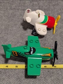 DUPLO DISNEY PLANES RIPSLINGER&rsquo;S AIR RACE SET# 10510 (No Cape, Box, Manual)