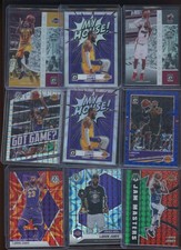 Lot of (18) Assorted Basketball Lebron James All Color Prizms