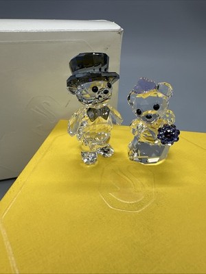 Swarovski Crystal Kris Bear You & I Bride & Groom Figurine 5723650
