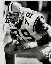1992 Press Photo Tony Mandarich, Green Bay Packers Football Player - afa07228