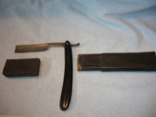 american line S.S.  St.  PAUL   Vulcan Cutlery Co Germany Etched Blade  Razor