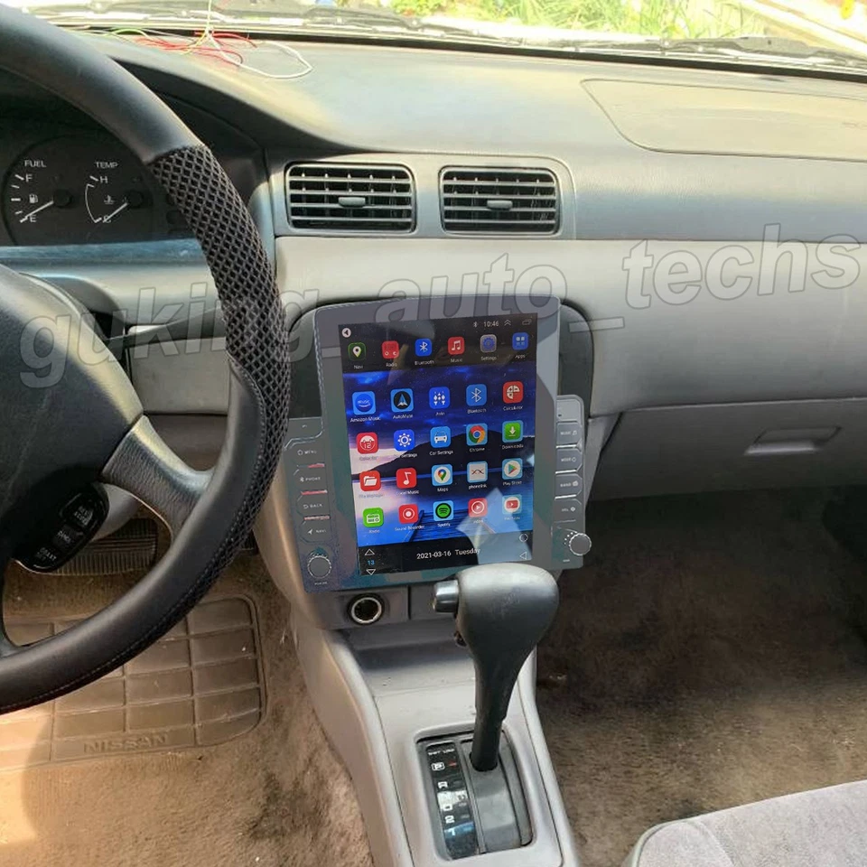 Radio FM estéreo GPS Carplay inalámbrico Android 13 Carplay 9,7" para Nissan Sentra 1995-1999 Foto 2 de 4