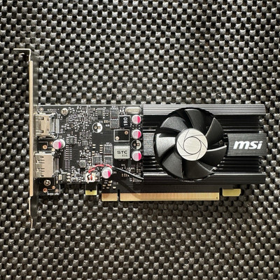 MSI NVIDIA GeForce GT 1030 2GB Low Profile OC PCIe x16 HDMI DisplayPort