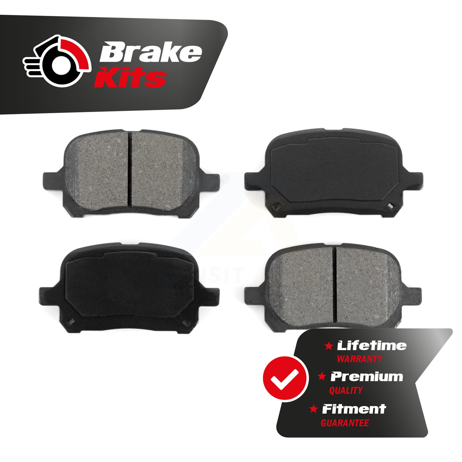 Front Semi-Metallic Brake Pad For 1997-2001 Toyota Camry 1999-2003 Solara