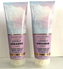 LOVELY DREAMER HYDRATION BODY CREAM 24 HR MOISTURE 8 OZ BATH BODY WORKS X 2