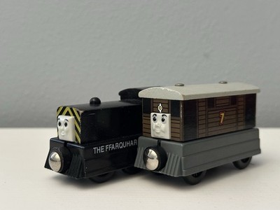 Toby & Mavis - Thomas & Friends 2003 Wooden Railway Lot Classic Trains Rare VTG