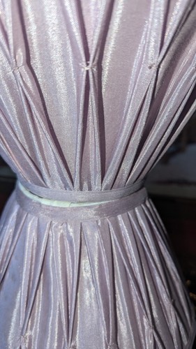 laura ashley lamp shades pair of pinch pleated lampshades lilac lavender - Picture 2 of 14