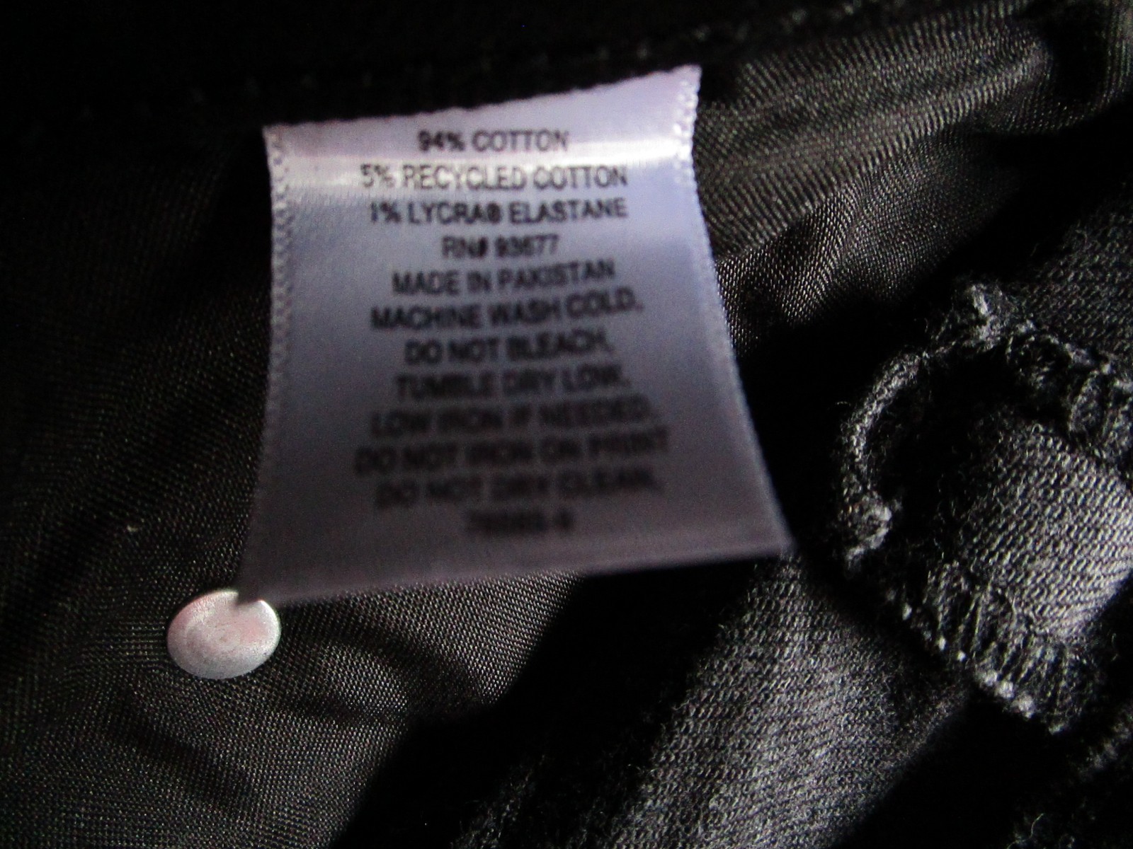 Mutual Weave The Taper Casual Mens Dark Denim Jeans Black Rinse Size 50 X 29