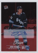 2024 Upper Deck Fleer Ultra Rookies Red Rainbow Foil 37/50 Josh Doan Auto 0bn4