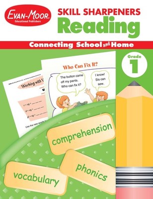 Evan-Moor Skill Sharpeners Reading Workbook, Grade 1, Vocabulary, Comprehens...