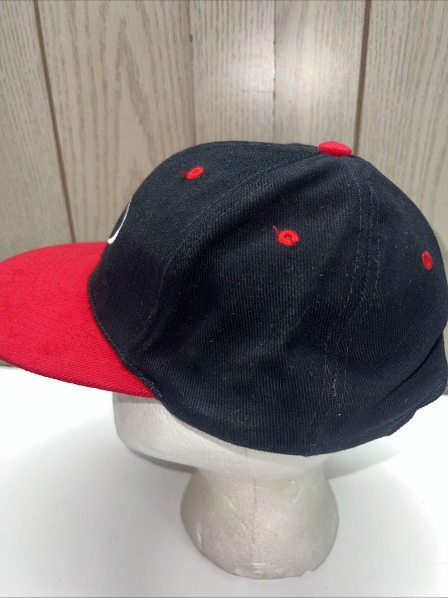 Otto Cap Custom Embroidered Logo Black Red Cotton HSS HILLS View 4