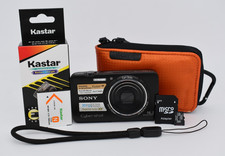 Sony Cyber-Shot DSC-WX9 Black Digital Camera Carl Zeiss 16.2MP 5x Zoom - TESTED