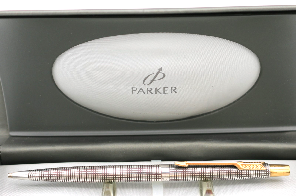 Stylo Parker Sonnet Doué Perlé - Plaqué Argent - Bille/roller - Neuf Avec écrin