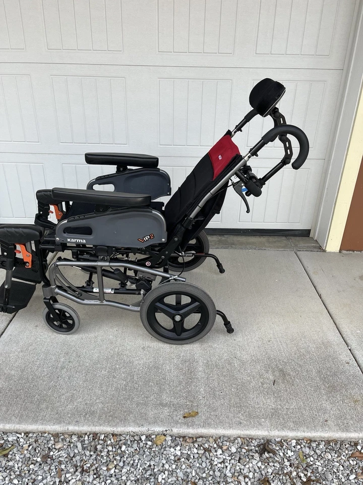 Cadeira de rodas dobrável reclinável Karman VIP2 - Imagem 4 de 4