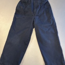 Vineyard Vines Boys Blue Chino Pants Size 5 Cotton Twill Pockets Button Zip