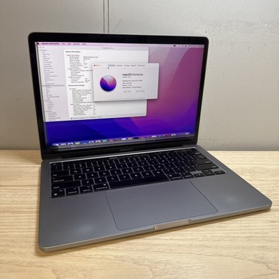 Apple MacBook Pro A2338 M1 16GB 256GB 13'' Monterey - Fair - BAD SCREEN