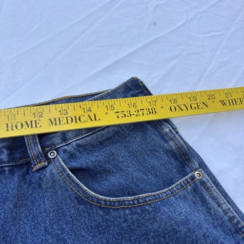 Basic Editions Straight Denim Jeans Men's 38Wx30L Blue Cotton 5 Pockets - 第 11/18 張圖片