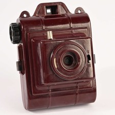 Pionier Deko Bakelite Kamera VEB Kodak Berlin braun  SHP 311497