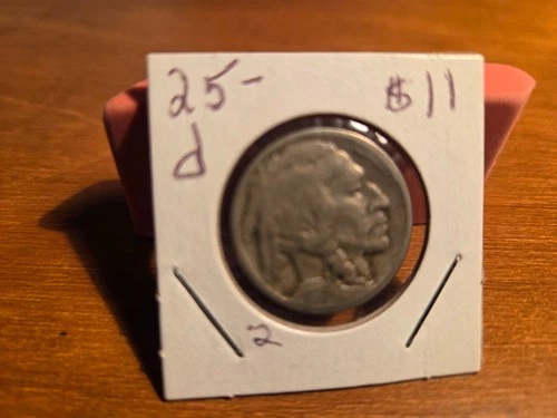 1925-D Buffalo- Indian Head Nickel in Good.
