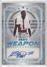 2020 Leaf Ultimate Draft Weapon Platinum Spectrum 13/25 Henry Ruggs III Auto uk2
