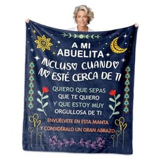 Regalo para Abuelita, Abuela Regalos Blanket 60X50in, Grandma Abuelita Gifts