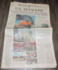 September 12, 2001 New York Times Late Edition 9/11 US Attacked Newspaper News — photo 1