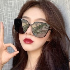 Retro for Cat Eye Sunglasses for Women Square Frame UV Protection 14.2 6 5.7cm