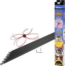 SootEater Rotary Chimney Cleaning System - Cleans Up to 18' Safely & Effectively