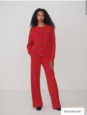 Brand New Women s High End Varley The Wide Leg Pants 28 Red Marl Size Small