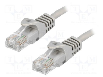 U/UTP grau 6 Patch cord 1m PVC Line CCA