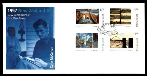 Mayfairstamps New Zealand FDC 1997 Collin McCahon Paintings First Day Cover aaw_