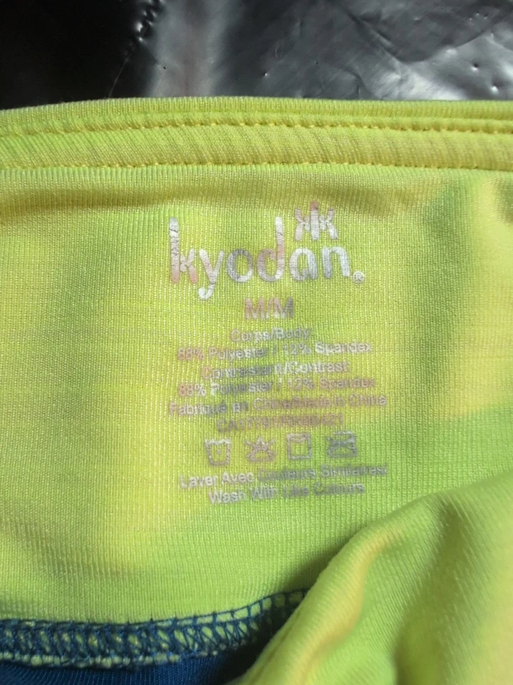 Pantalón corto deportivo Kyodan para mujer talla mediana azul golf tenis deportivo atletismo Foto 4 de 4