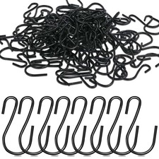 60 Pack 2 Inch S Hooks - Heavy Duty Mini S Hooks for Plants, Jewelry, Lights,...