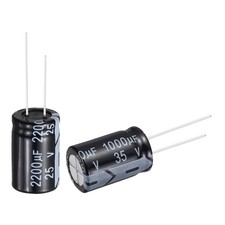 1000uF 35V 13x20mm Electrolytic Capacitor, Aluminum Capacitors, 24Pcs