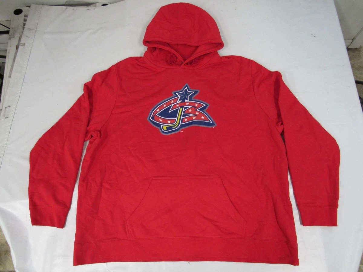 Sweat à Capuche Columbus Blue Jackets NHL - Homme Taille L - Bleu Marine Rouge - Fanatics