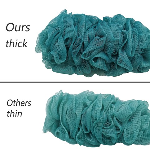 Back Scrubber For Shower Loofah Long Handle Bath Body Brush Soft Nylon Mesh Spon - Picture 9 of 9