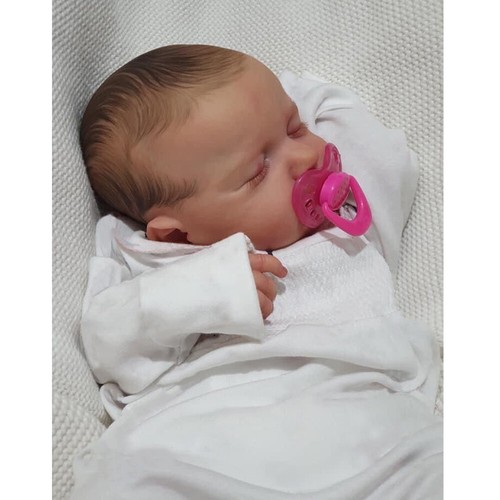 19" Reborn Baby Dolls Realistic Full Body Vinyl Soft Girl Body Newborn Doll GIFT - Picture 1 of 4