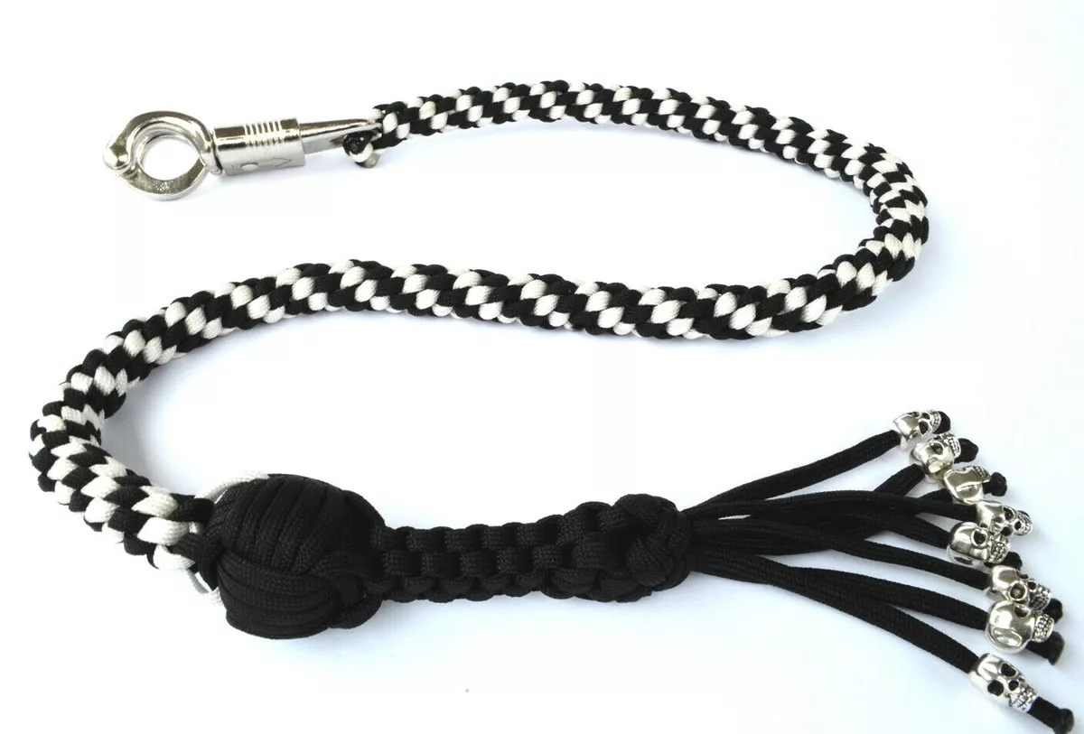 Paracord Motorcycle Biker Whip Get Back whip 1