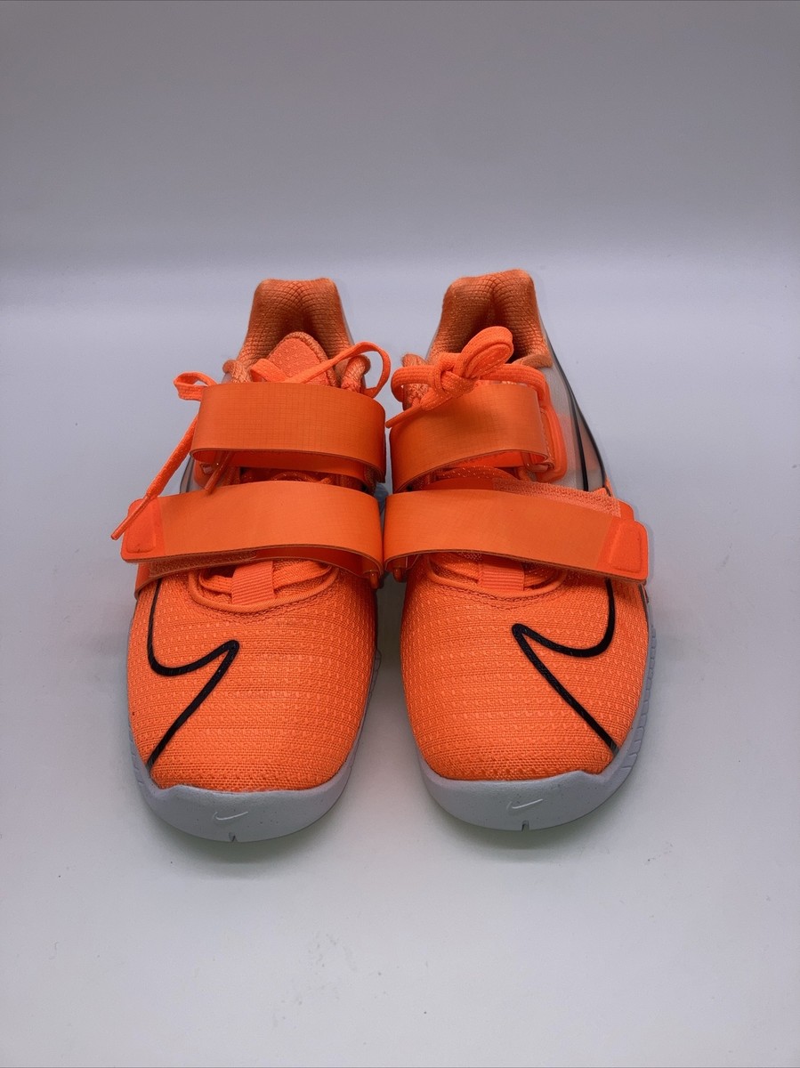 Nike Romaleos 4 Orange White Weightlifting Training CD3463-801