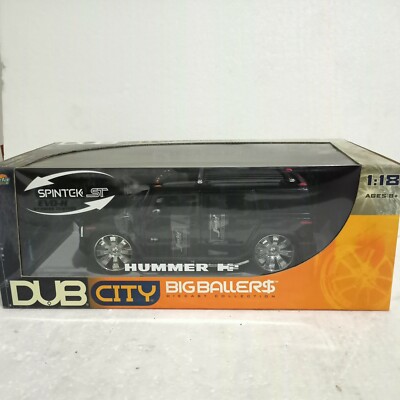 JadaTOYS DUB CITY HUMMER H2 ミニカー1/18 Hummer H2 DUB CITY BIG BALLER$ JADA 1:18 SCALE Die-cast