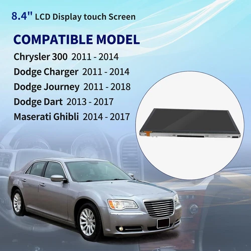 8.4" LCD Touch Screen Uconnect Radio Navigation for Chrysler Dodge LAJ084T001A - Picture 9 of 21