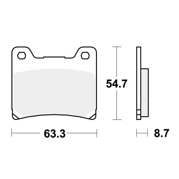 TRW SV BremsbeläGe Passend Vorn FüR Yamaha XJ 900 Bj. 1983-1994-image