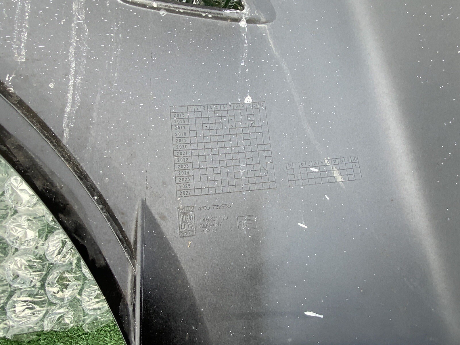Rolls Royce Phantom VIII Front fender left, Part number: 41007399851