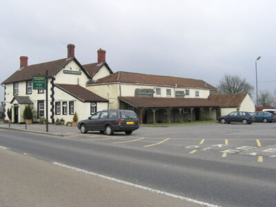 Foto 6x4 A37 - The Old Mendip Inn Little London\/ST6247 Ich scheine mich zu erinnern um 2006