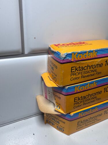 Lot of 3 Kodak Ektachrome Professional 100 Plus Color Reversal 3 Rolls Expired - Picture 2 of 2