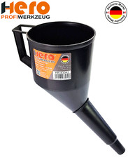 Trichter Benzintrichter Einfülltrichter Öltrichter stabil Kunststoff Sieb HERO